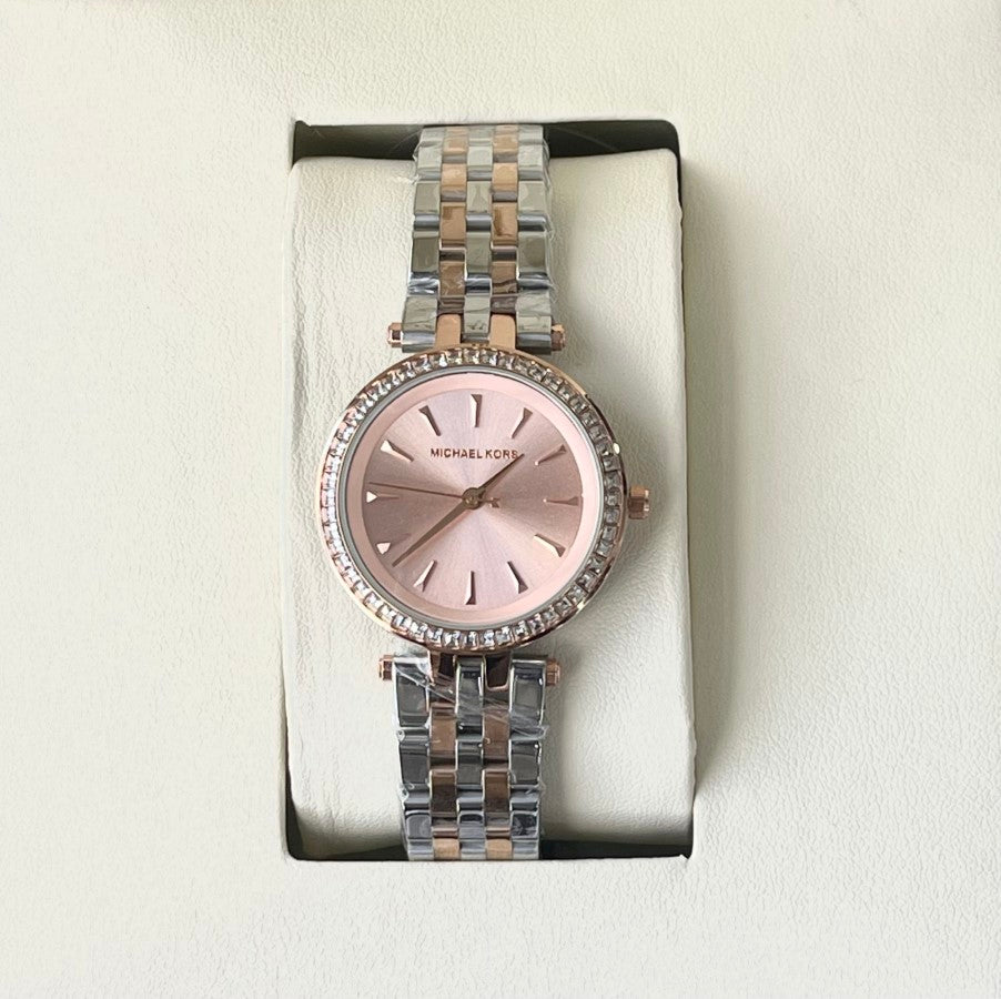 M-K DAIMOND DUAL TONE LADIES WATCH