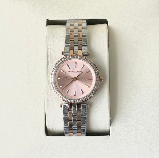 M-K DAIMOND DUAL TONE LADIES WATCH