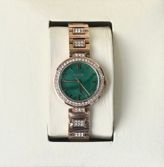 FSL GREEN DIAL LADIES OG WATCH