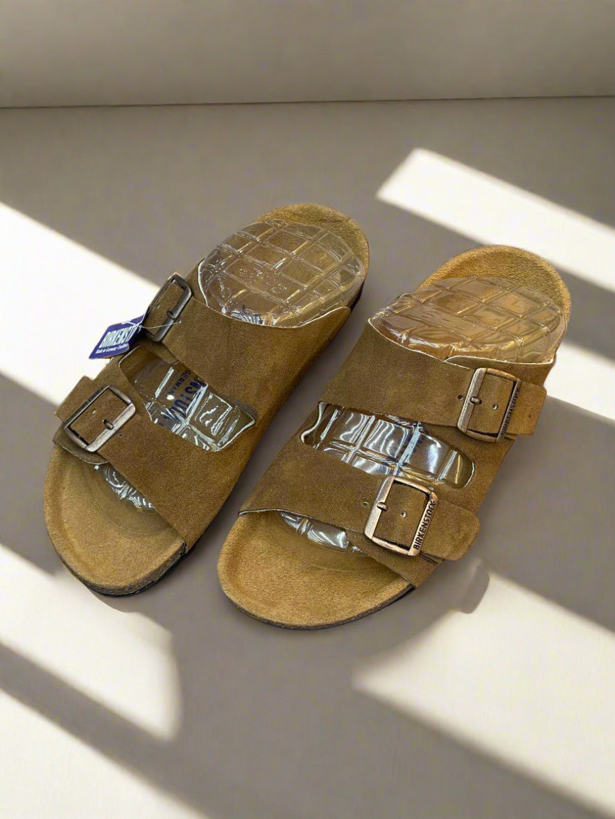 BRKN ARIZONA LEATHER SLIPPER