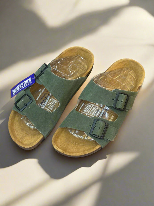 BRKN ARIZONA LEATHER SLIPPER