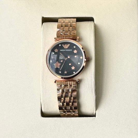 ARMNI STAR DESIGN LADIES WATCH
