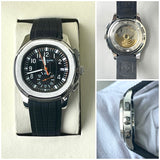 PATK PHLP AUTOMATIC SILICON STRAP WATCH
