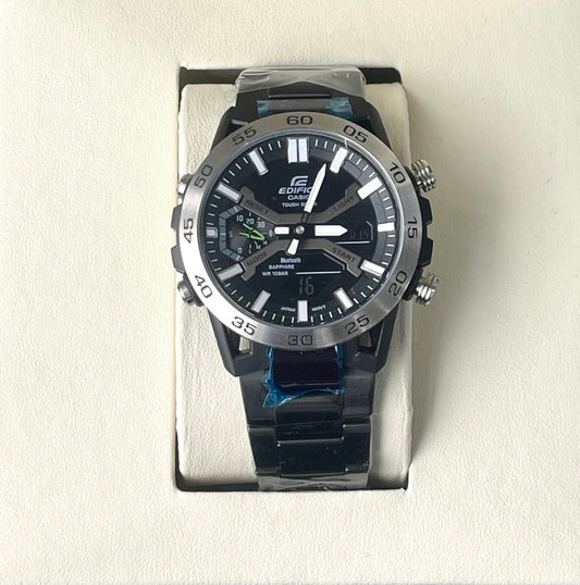 EDIFICE QUARTZ METAL STRAP WATCH