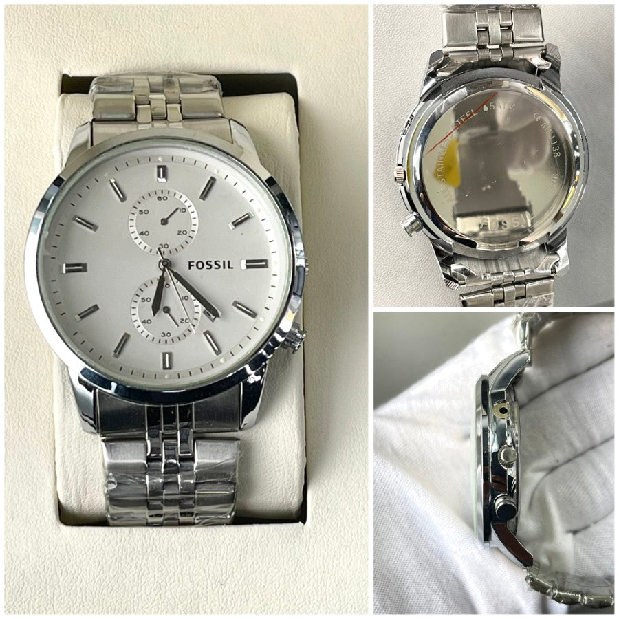 FSL QUARTZ METAL STARP WATCH
