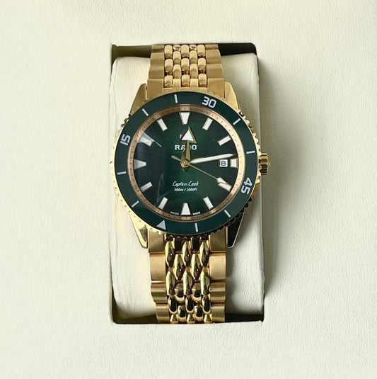 RAD CAPTAIN COOK AUTOMATIC METAL STRAP WATCH
