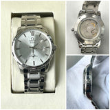 OMEGA AUTOMATIC METAL STRAP WATCH