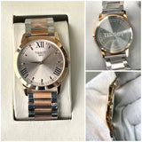 TIST QUARTZ DUAL TONE METAL STRAP WATCH