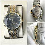 EMP ARMNI DIAMOND DIAL METAL STRAP WATCH