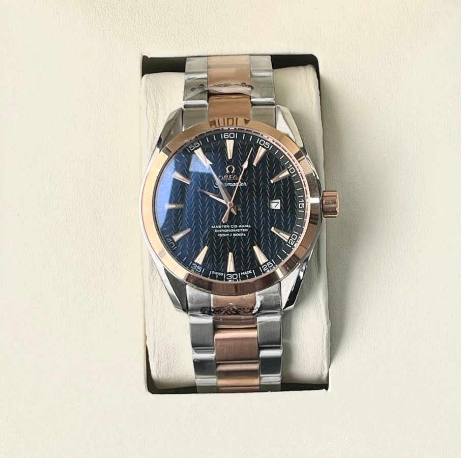 OMGA SPEEDMASTER AUTOMATC METAL STRAP WATCH