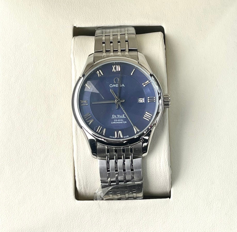 OMEG AUTOMATIC PREMIUM METAL STRAP WATCH