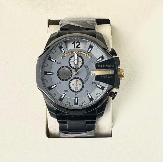 DIESEL BIG DADY METAL STRAP WATCH