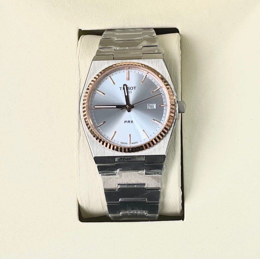 TIST PRX QUARTZ METAL STRAP WATCH