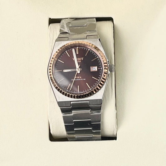 TIST PRX QUARTZ METAL STRAP WATCH