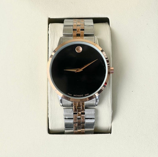 MVDO BASIC QUARTZ METAL STRAP WATCH