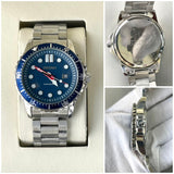 SEIK O QUARTZ METAL STRAP WATCH