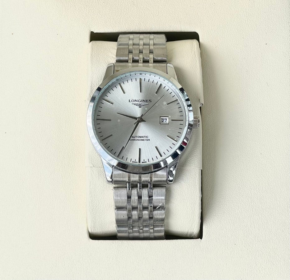 LONGNS BASIC METAL STRAP WATCH