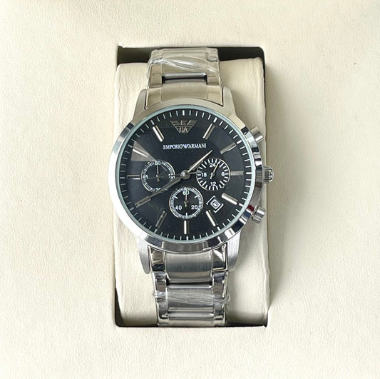 EMP ARMN CHRONO METAL STRAP WATCH