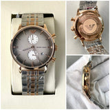 EMP ARMNI CHRONO METAL STRAP WATCH