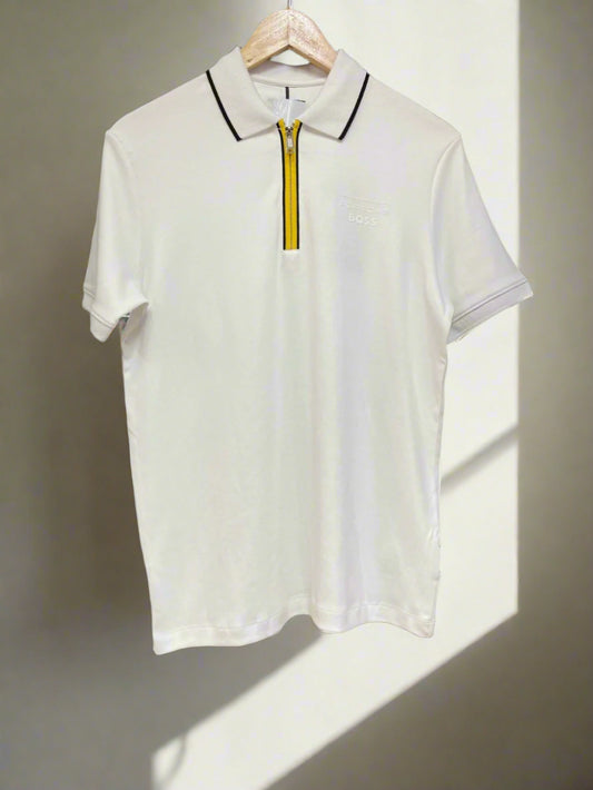 BSS PORCHE EDT ZIP POLO T-SHIRT
