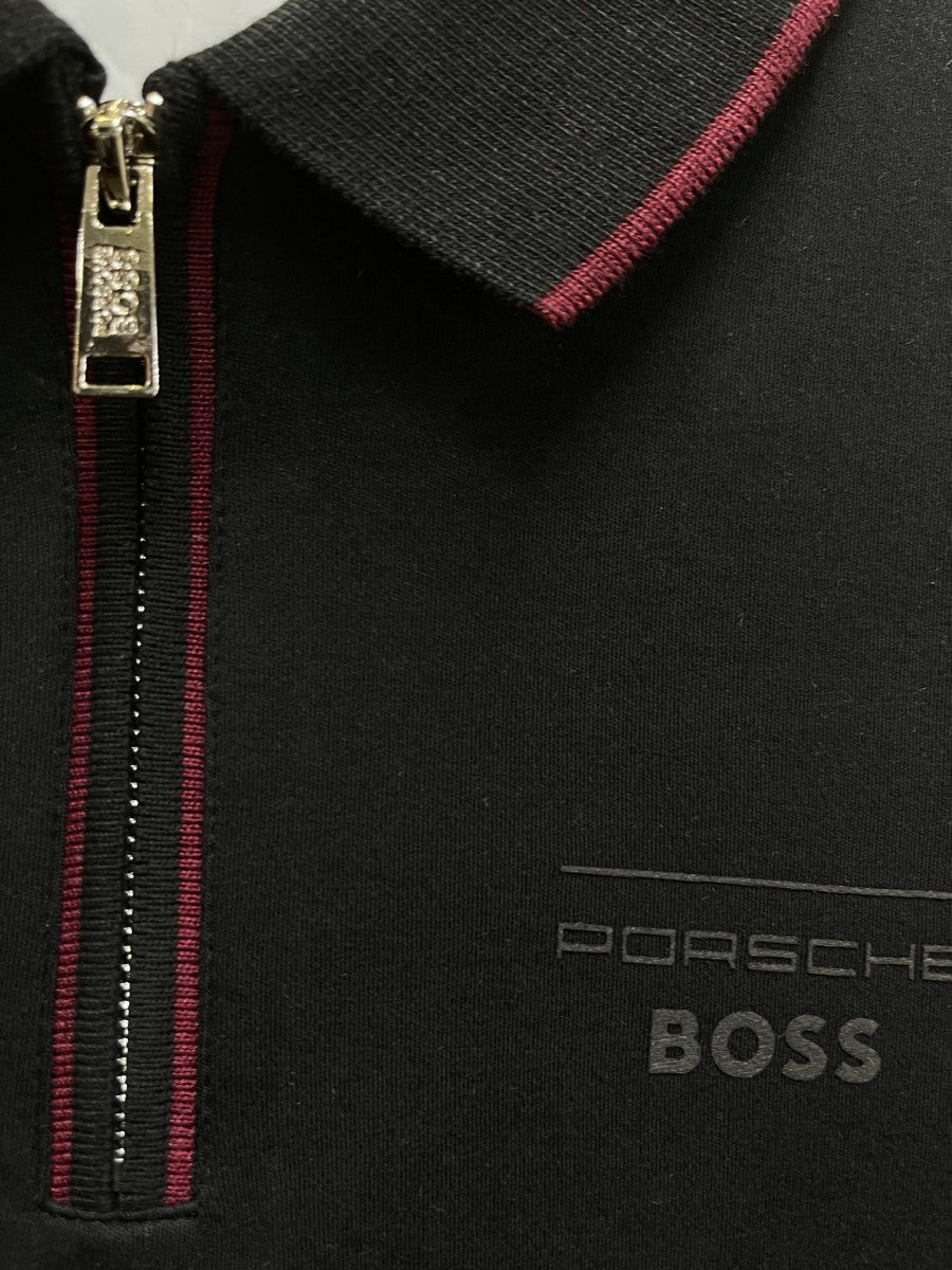 BSS PORCHE EDT ZIP POLO T-SHIRT