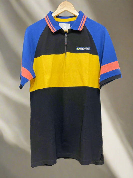 TMY ZIP POLO T-SHIRT