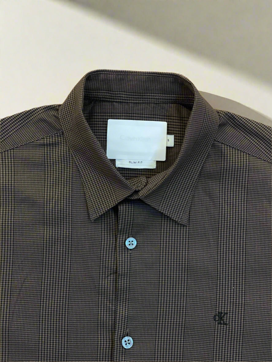 C-K SELF DESIGNER CHECKS SHIRT