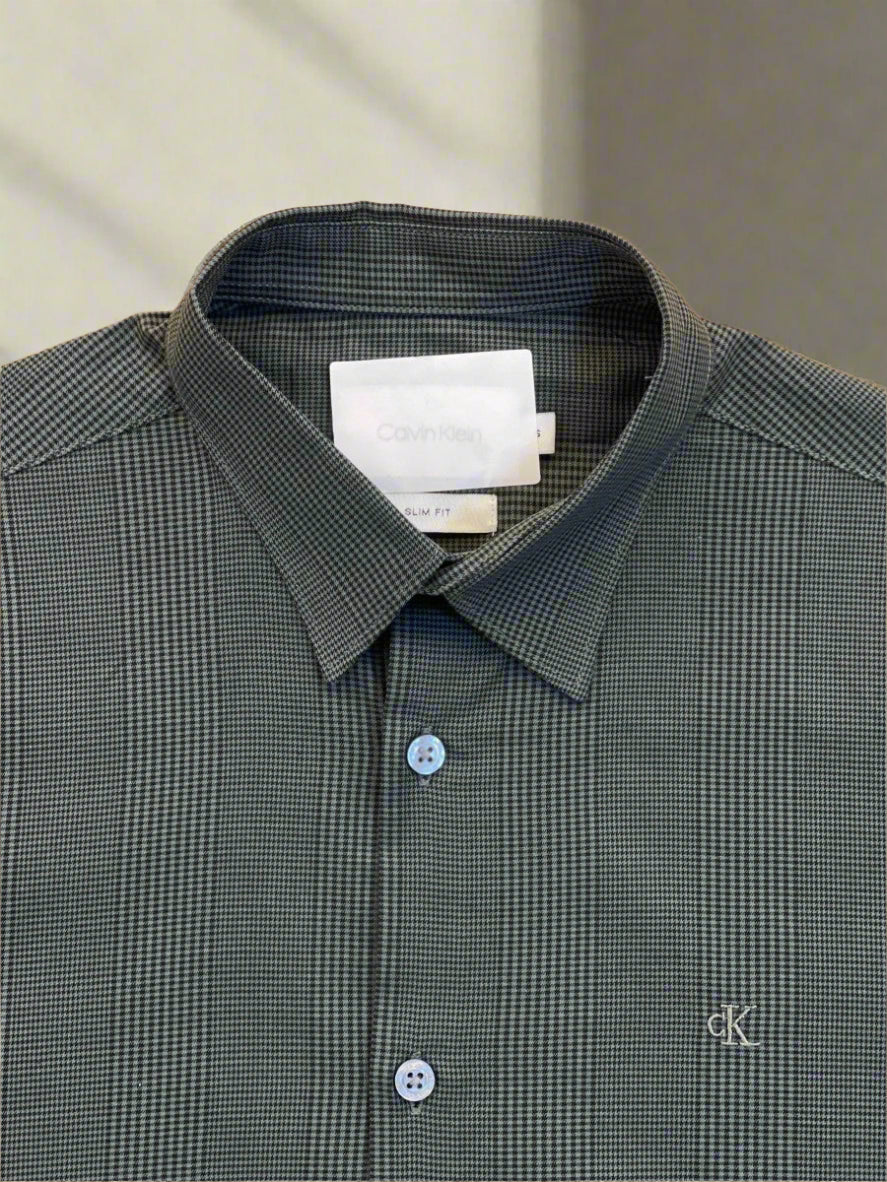 C-K SELF DESIGNER CHECKS SHIRT