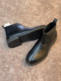 ZRA LEATHER ZIP PREMIUM CHELSEA BOOTS