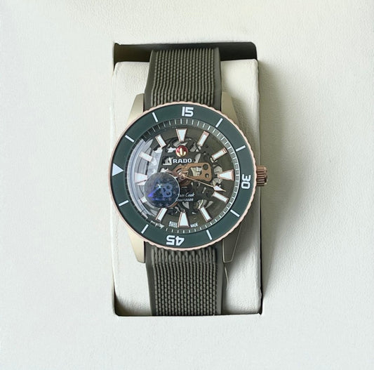 RAD AUTOMATIC  CAPTAIN COOK PREMIUM SILICON STRAP WATCH
