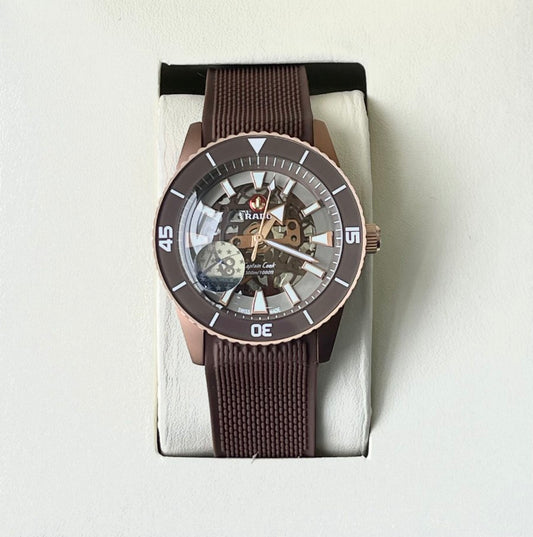 RAD AUTOMATIC  CAPTAIN COOK PREMIUM SILICON STRAP WATCH