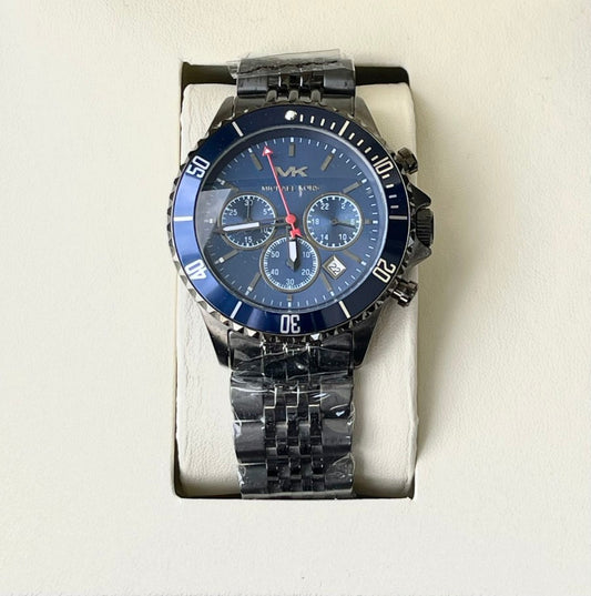 M-K BLUE DIAL METAL STRAP OG  WATCH