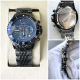 M-K BLUE DIAL METAL STRAP OG  WATCH