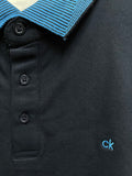 C-K NAVY BLUE POLO T-SHIRT