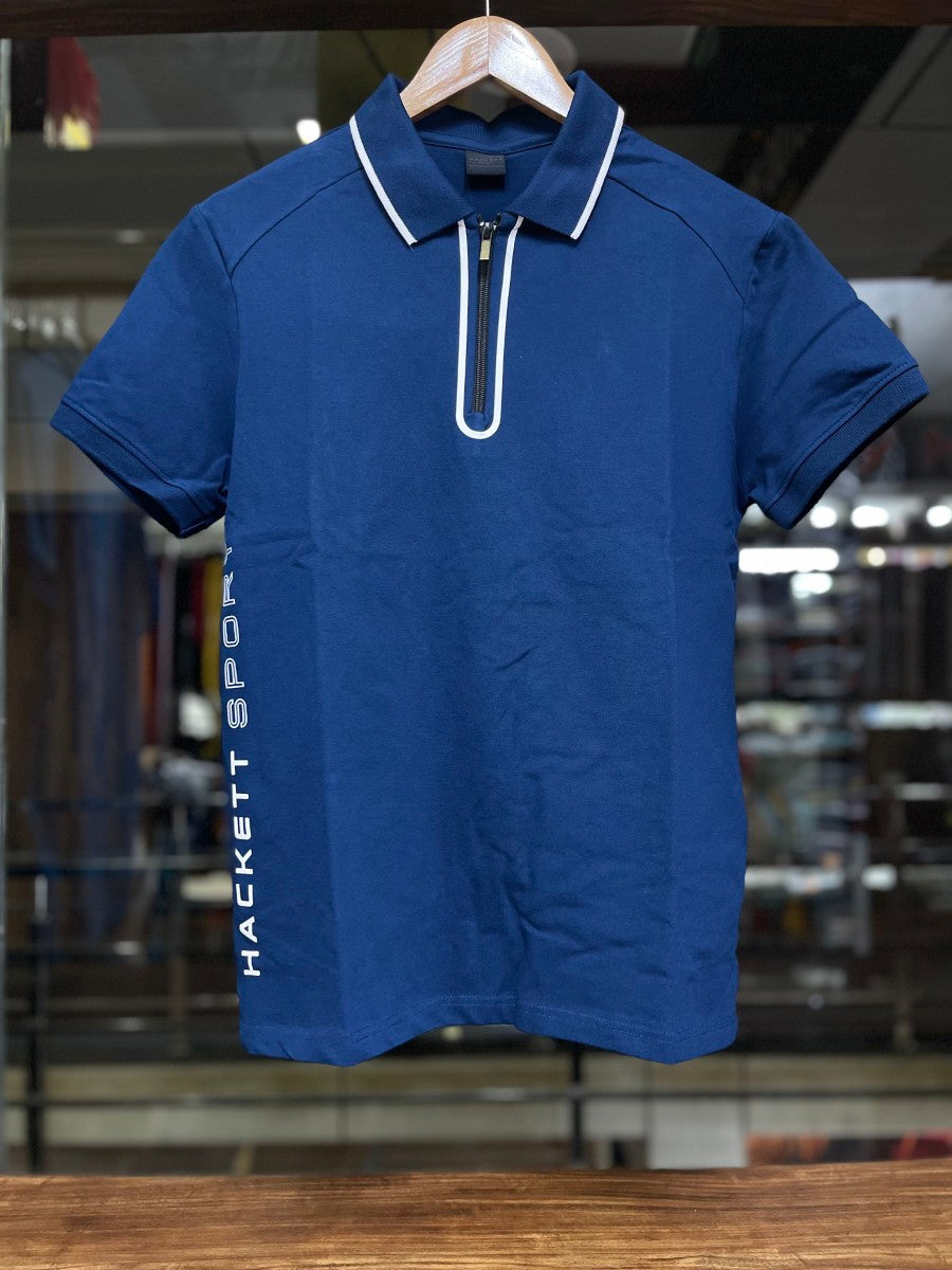 HKT ZIP POLO T-SHIRT