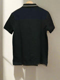HKT LONDON BLACK ZIP POLO T-SHIRT