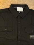 C-K Black Workwear / Utility Style Button-Up Shirt