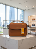 MCHAEL KRS BROWN TOP-HANDLE SATCHEL LADIES SLING BAG
