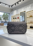 L-V DAMIER GRAPHITE MESSENGER  LADIES SLING BAG