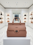 MANGOLIA DUSTY ROSE TOP-HANDLE TOTE LADIES BAG