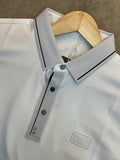 D-G IMPORTED STYLE WHITE TIPPED POLO SHIRT