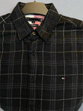 TMY LIGHT BLUE WINDOWPANE PLAID SHIRT