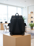 L-V EMBOSSED BACKAPCK BAG
