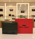 PARK AVENUE CROCO BI FOLD MENS WALLET