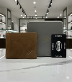 FSL LEATHER  BI FOLD MENS  WALLET