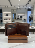 BERSA PREMIUM LEATHER  BI FOLD MENS  WALLET