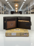 WOODS LEATHER  BI FOLD MENS  WALLET