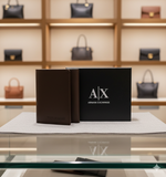 ARMNI LEATHER TRI FOLD  MENS WALLET