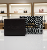 COACH DESIGNER BI FOLD MENS WALLET