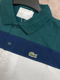 LCST COLOR BLOCK STRIPE POLO T-SHIRT